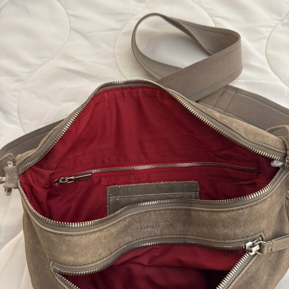 Hammitt Charles Crossbody Pewter/Brushed Silver LARGE - Picture 10 of 11